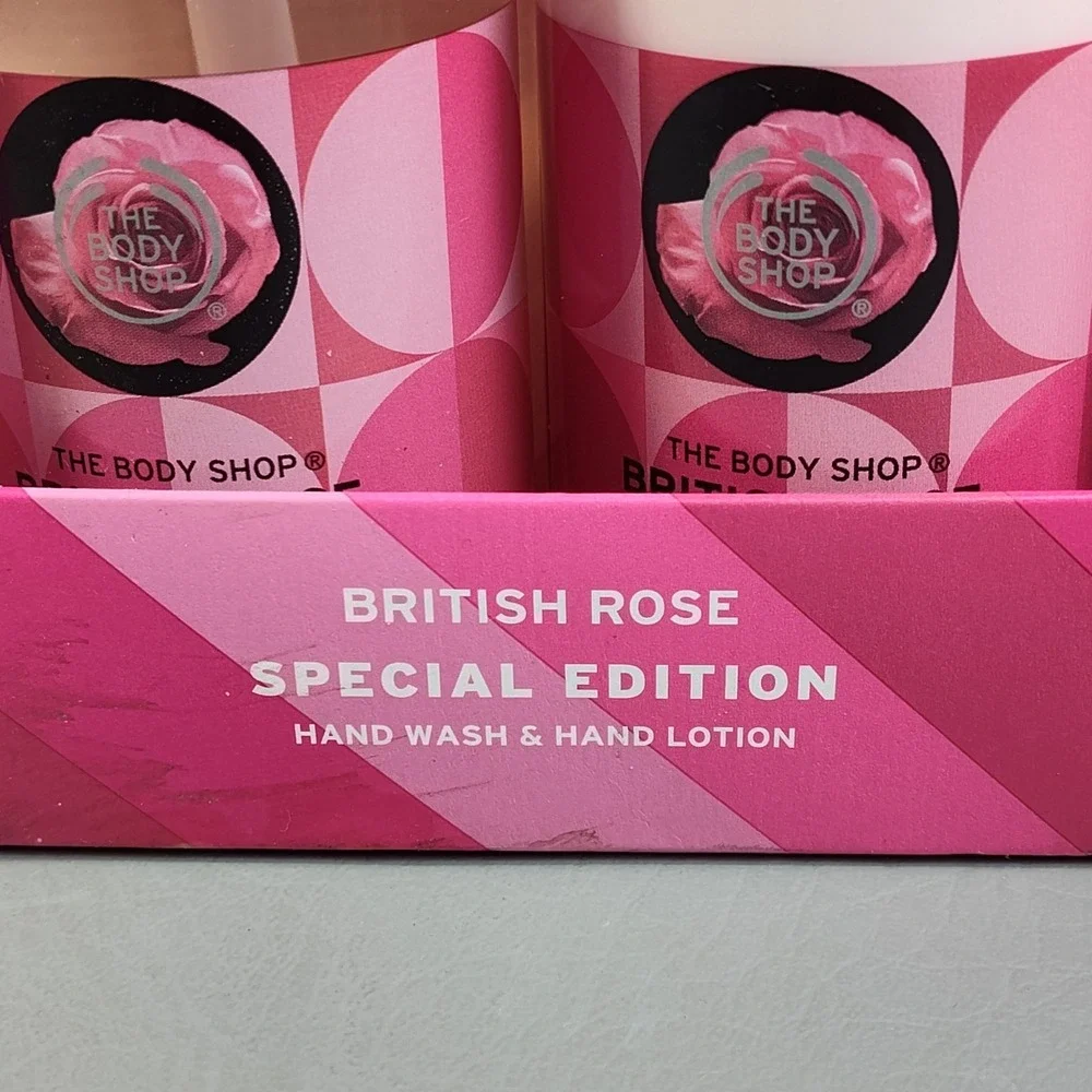 The Body Shop British Rose Hand Wash & Hand‎ Lotion Special Edition Gift Set